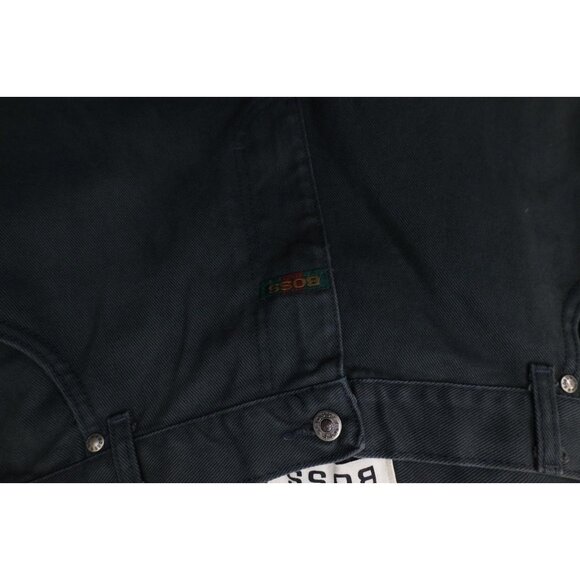 Deadstock Vtg 90s Boss Mens 40x32 Spell Out Baggy Wide Leg Skateboard Jeans USA - Picture 5 of 15